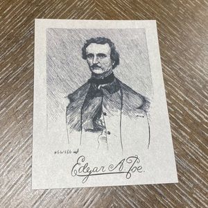 Edgar A Poe art print 🌙